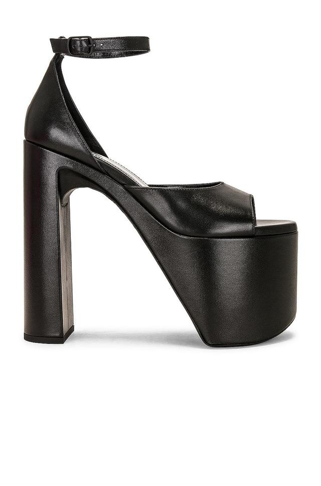 Balenciaga Camden Sandal in Black - Black. Size 38 (also in 39, 40, 41). Product Image