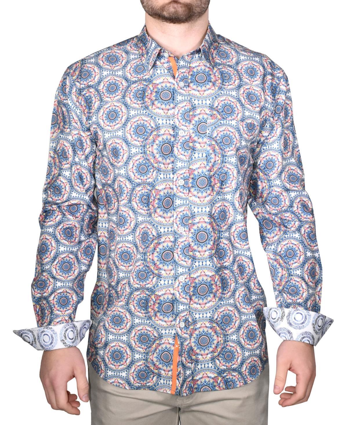 Vintage 1946 Mens Printed Long-Sleeve Woven Shirt Product Image