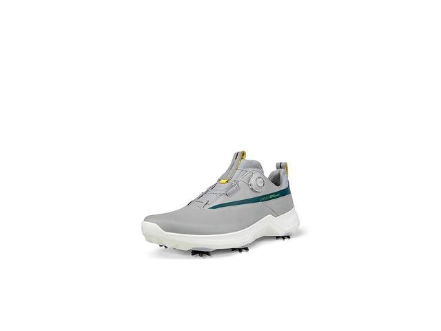 ECCO Golf Biom G5 BOA Golf Shoes (Concrete/Baygreen) Men's Shoes Product Image