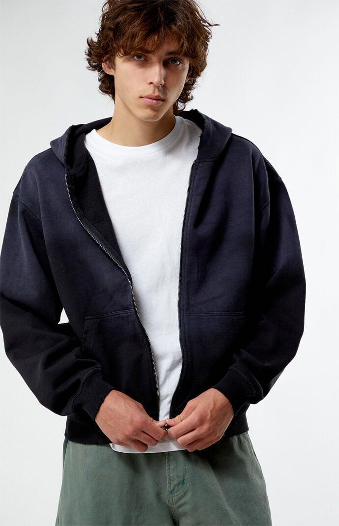 Men's Heavyweight Spray Full Zip Hoodie Product Image