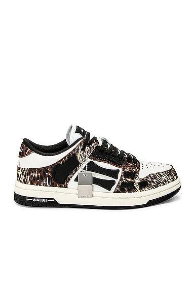 Amiri Skeltop Low Sneaker in Brown Product Image