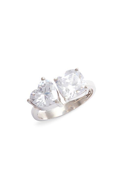 SHYMI Two Stone Cubic Zirconia Ring Product Image