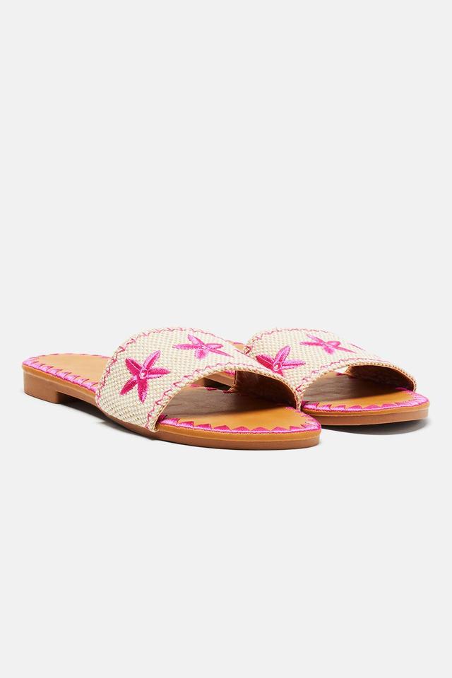 Wish On A Starfish Flat Sandals - Fuchsia Product Image