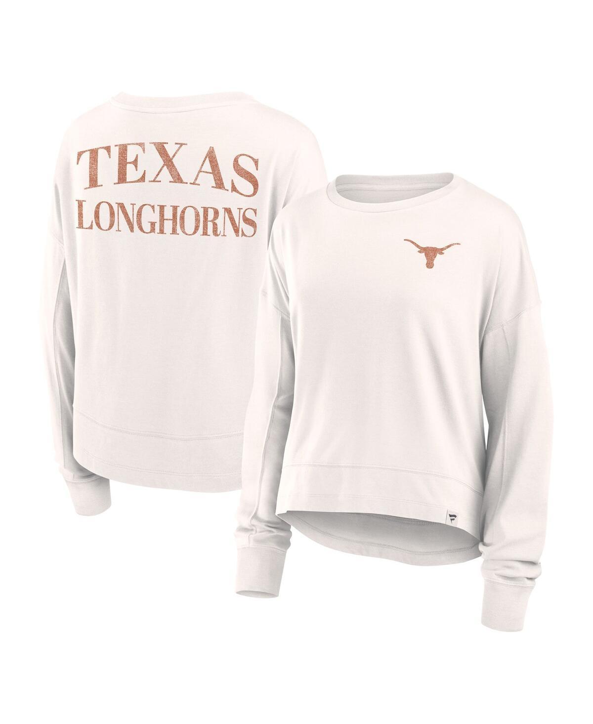 Womens Fanatics Branded Texas Longhorns Kickoff Full Back Long Sleeve T-Shirt Product Image