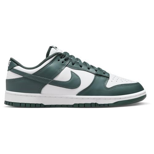 Nike Mens Dunk Low - Shoes Green/White/White Product Image