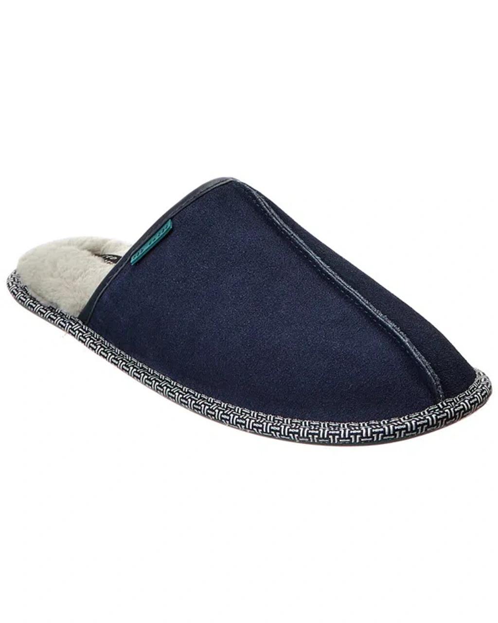 Peterr Suede Mule Slipper In Blue product image