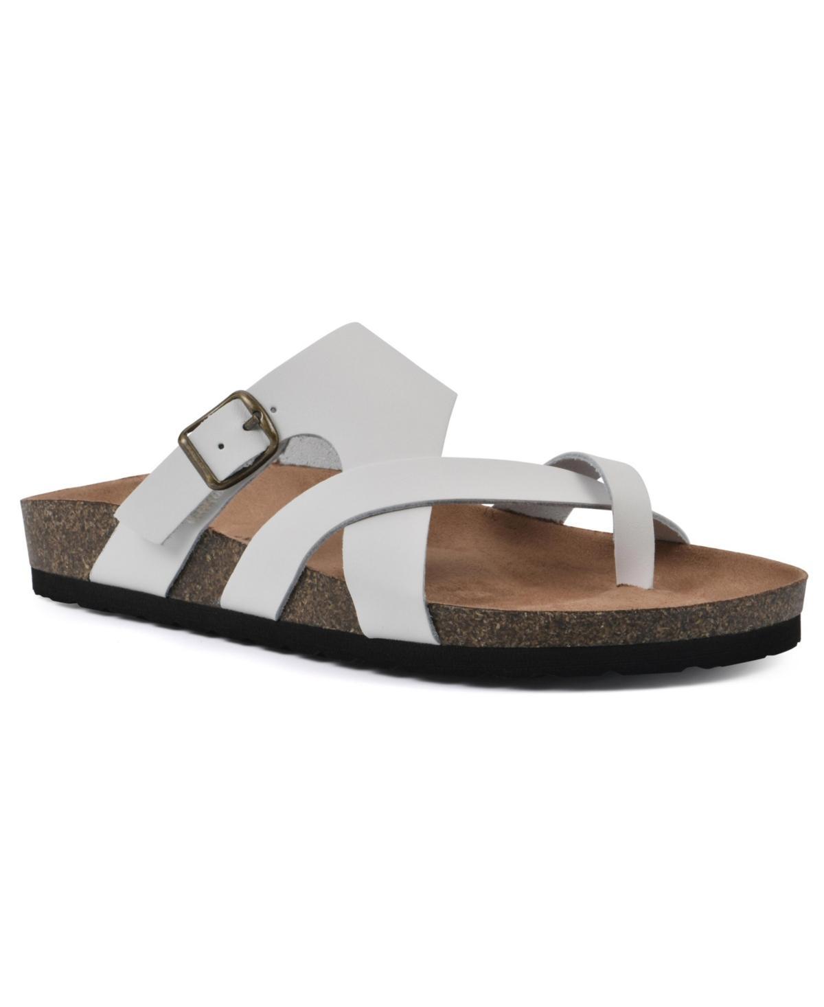 White Mountain Womens Graph Footbed Sandals Product Image