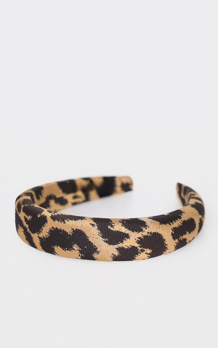 Leopard Print Padded Headband Product Image