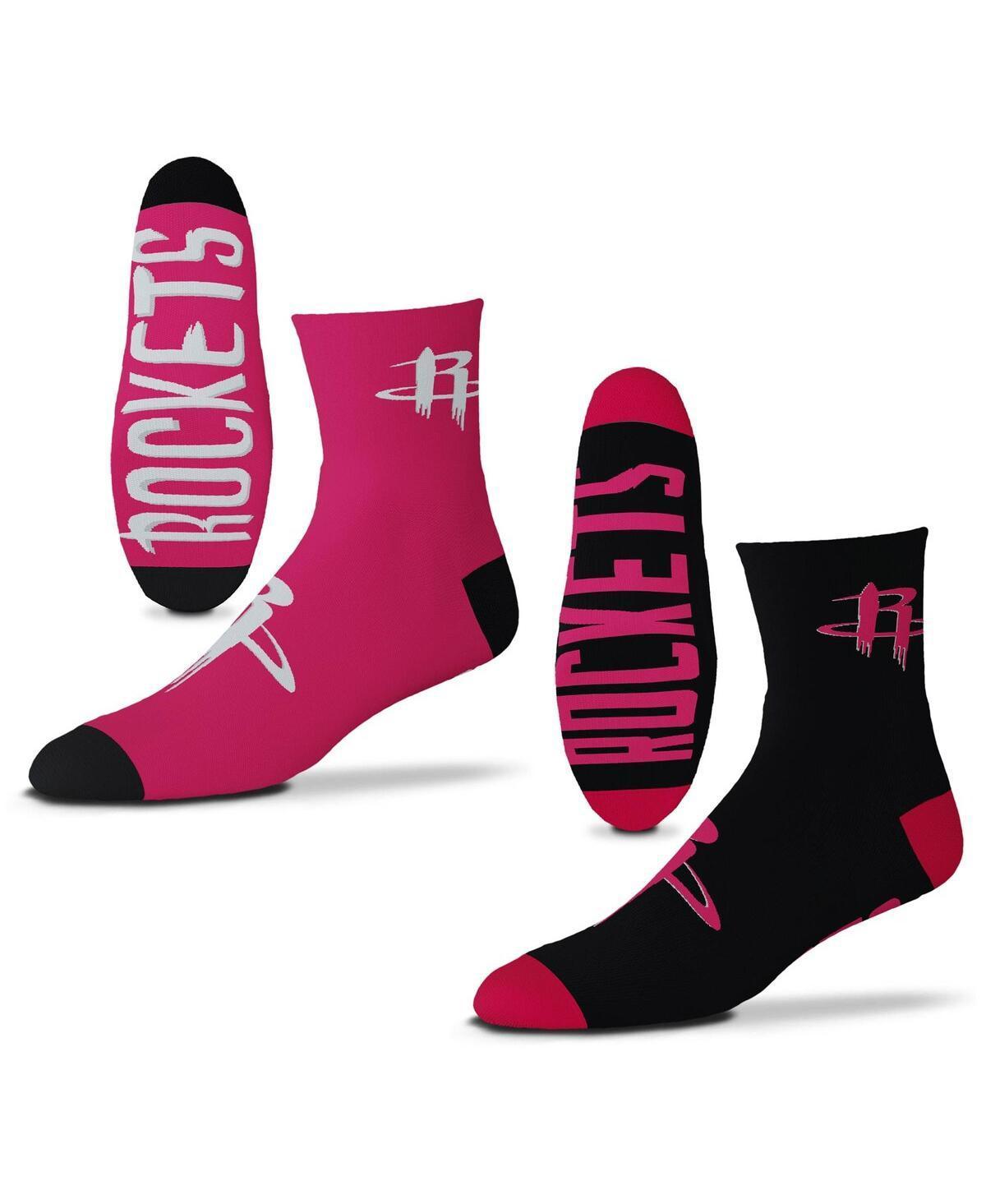 Mens Houston Rockets 2-Pack Team Quarter-Length Socks Product Image