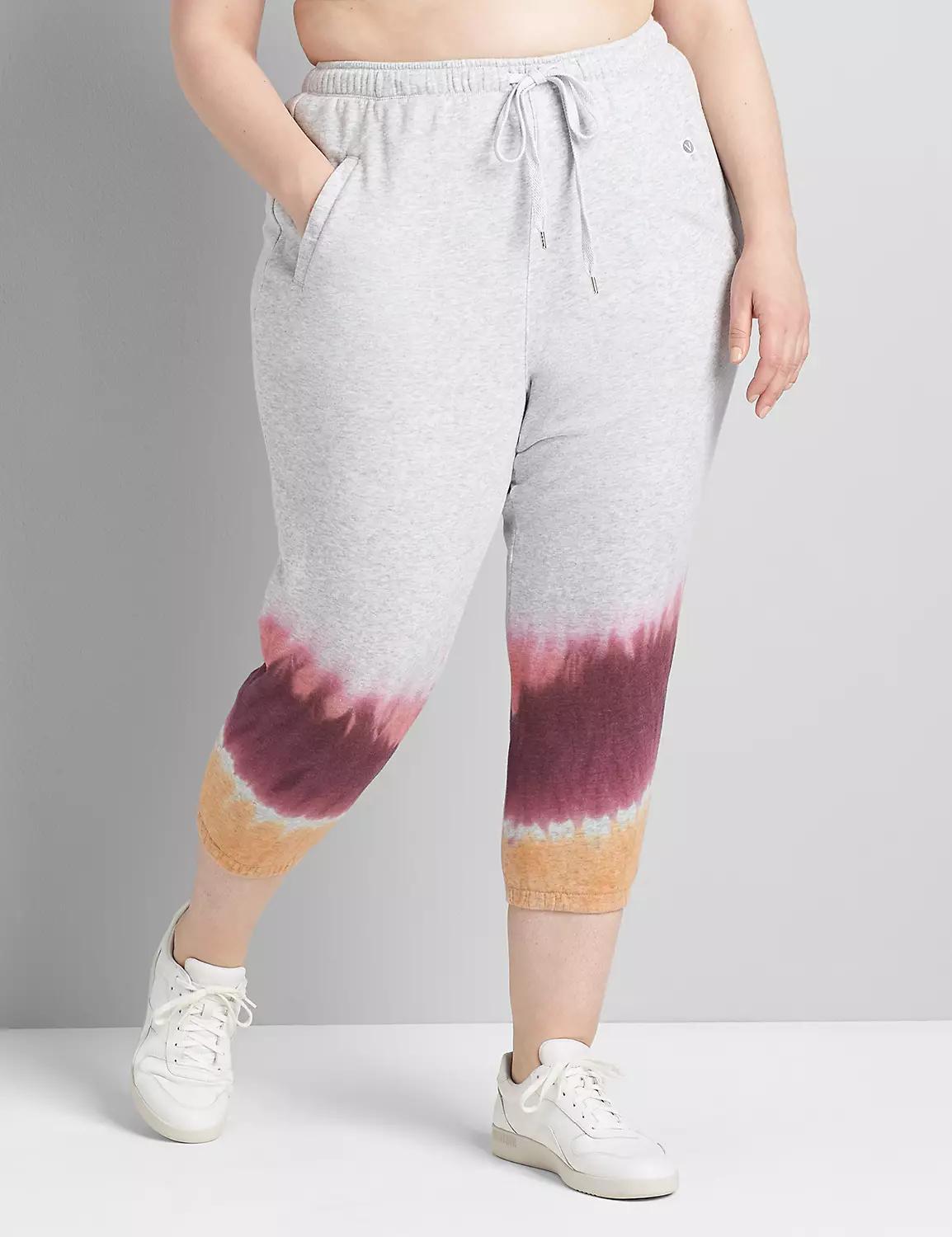 LIVI French Terry Jogger Capri - Tie-Dye Product Image