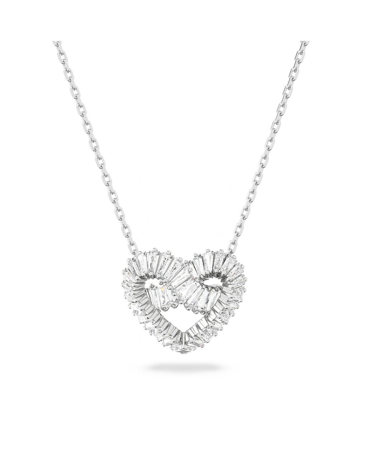 Swarovski Matrix Woven Crystal Heart Pendant Necklace Product Image