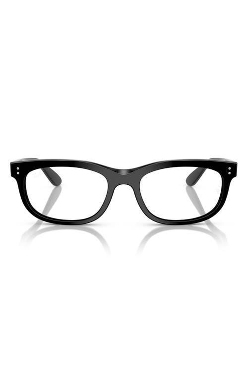 RAY BAN Ray-ban 54mm Pillow Optical Glasses In Black Product Image