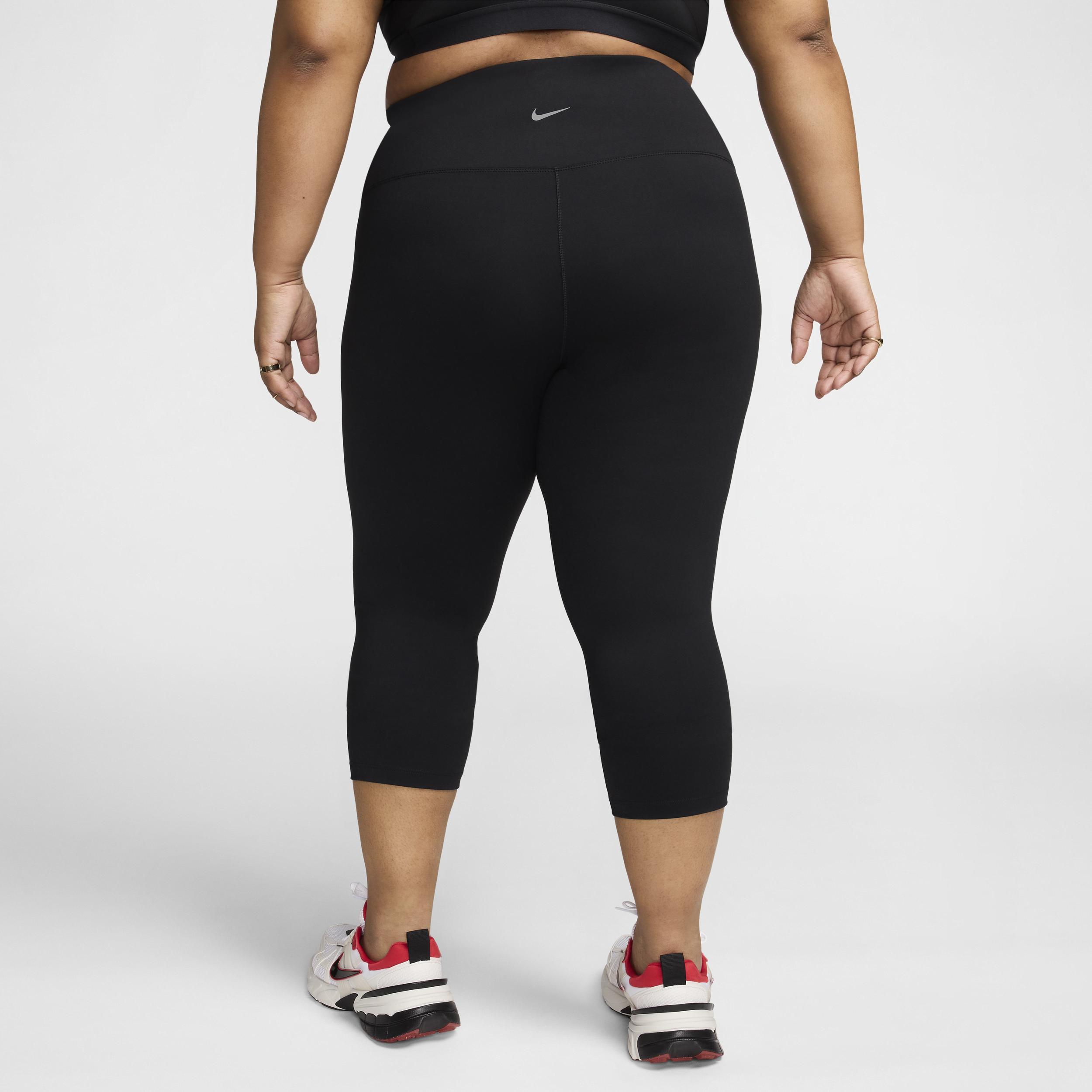 Plus Size Nike One High-Waist Crop Leggings, Womens Product Image