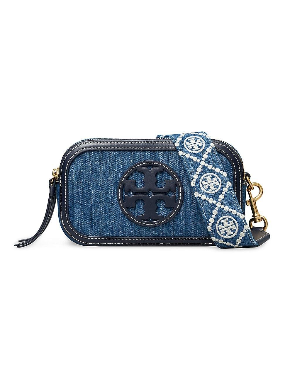 Womens Mini Miller Denim Crossbody Bag Product Image