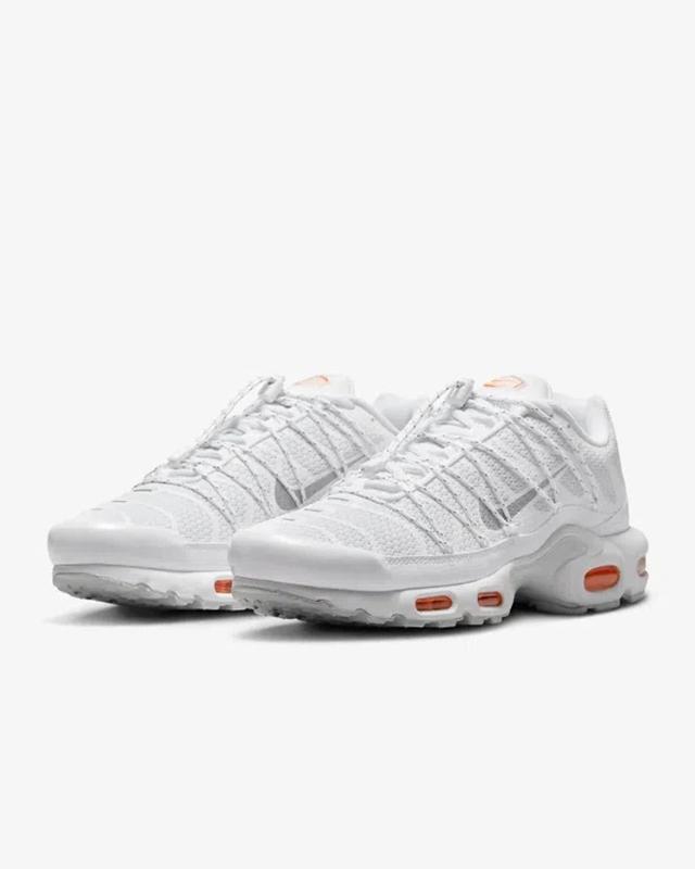 Air Max Plus Utility Fj4232-100 Men's White Orange Running Shoes Nr5749 Product Image