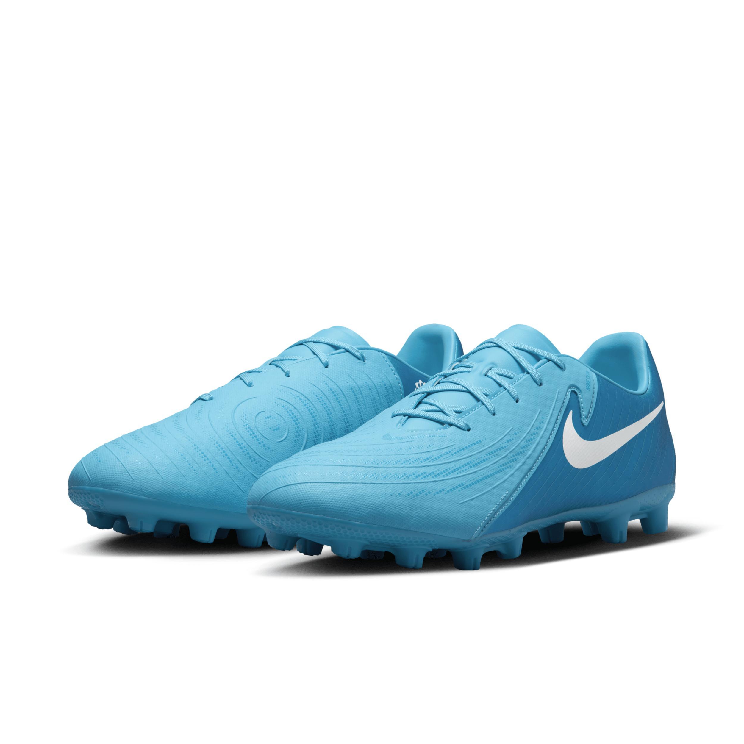 Nike Mens Phantom GX II Academy FG/MG - Soccer Shoes Blue Fury/White Product Image