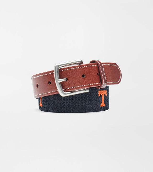 Peter Millar Mens Tennessee Belt | Color: Black | Size: 34 Product Image