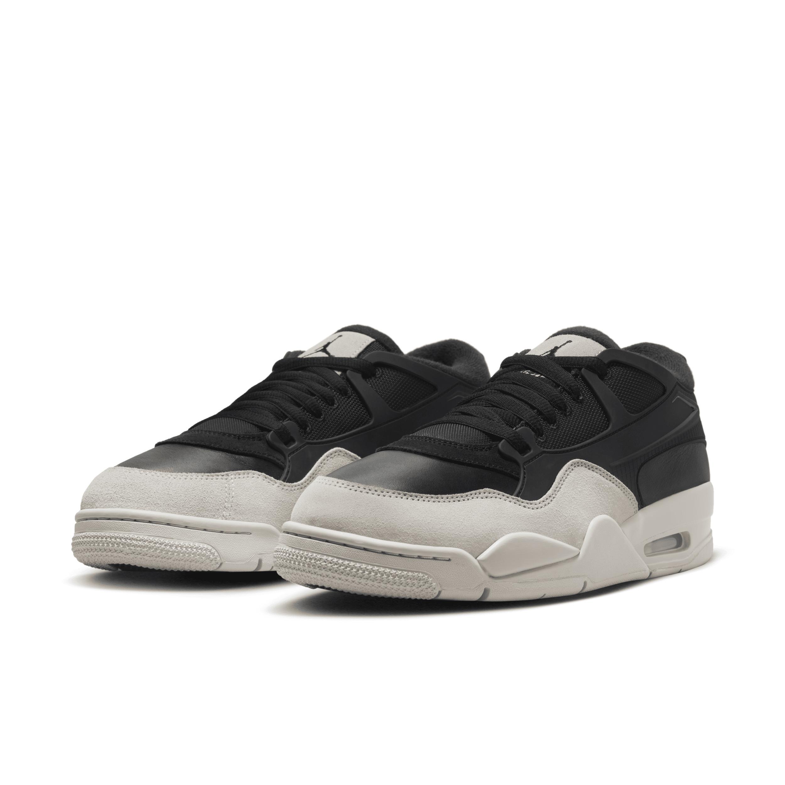 Jordan Mens Jordan AJ 4 RM - Mens Shoes Black/Light Bone/Dark Grey Product Image