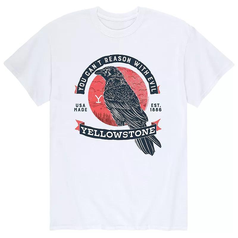 Mens Yellowstone You Cant Reason With Evil Crow Tee Product Image