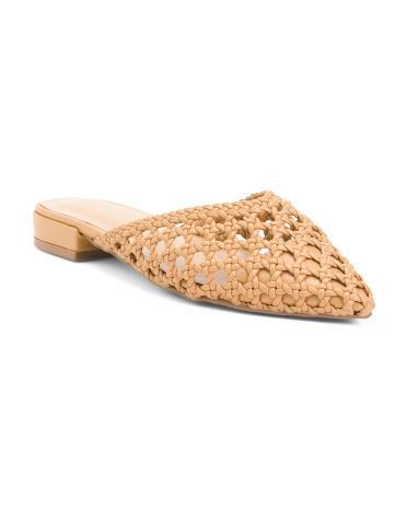 Behold Woven Mule Flats for Women Product Image