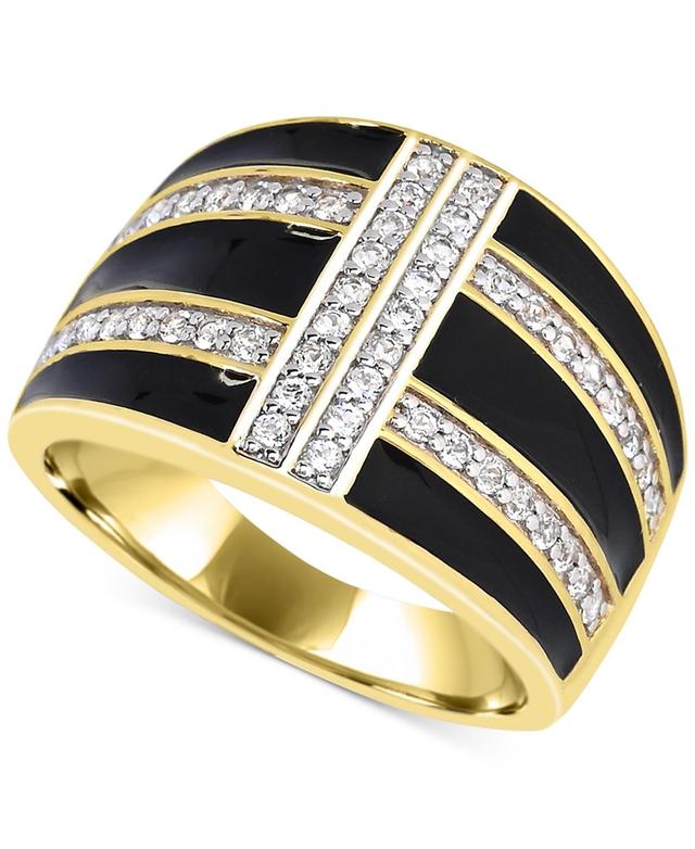 Womens 14K Gold Plated Ring in Sterling Silver Product Image