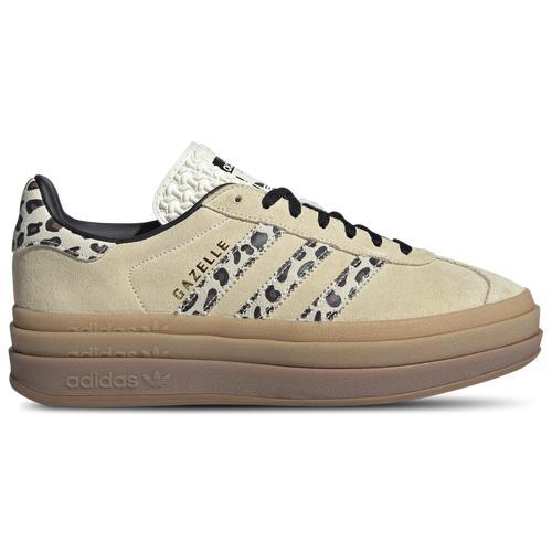 Womens adidas Gazelle Bold Athletic Shoe White / Core Black Product Image