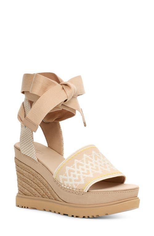 UGG(r) Abbot Ankle Wrap Wedge Sandal Product Image