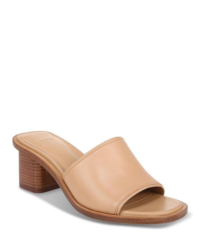 Vince Womens Donna Leather Mule Sandals Product Image