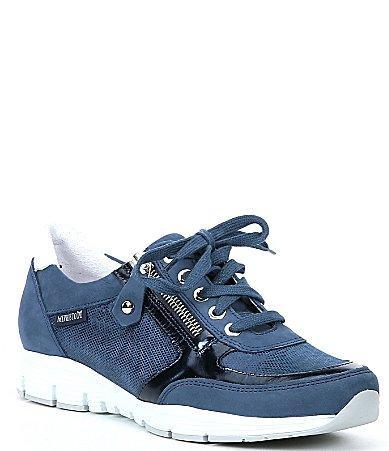 Mephisto Ylona Side Zip Oxford Sneakers Product Image