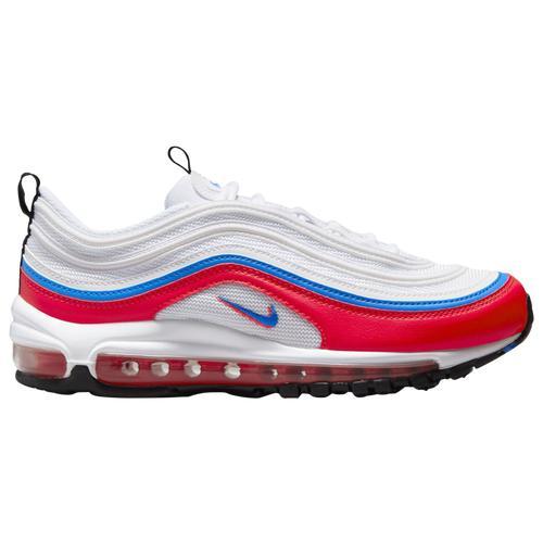 Nike Womens Air Max 97 - Shoes White/Blue/Crimson Product Image