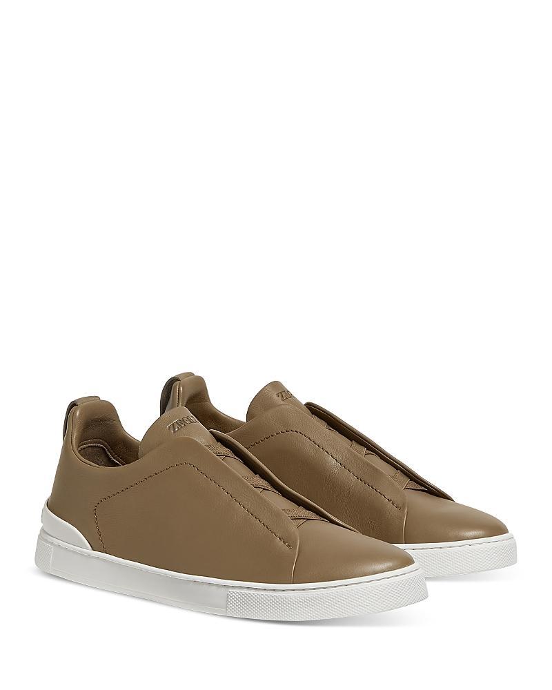 Zegna Mens Triple Stitch Secondskin Sneakers Product Image