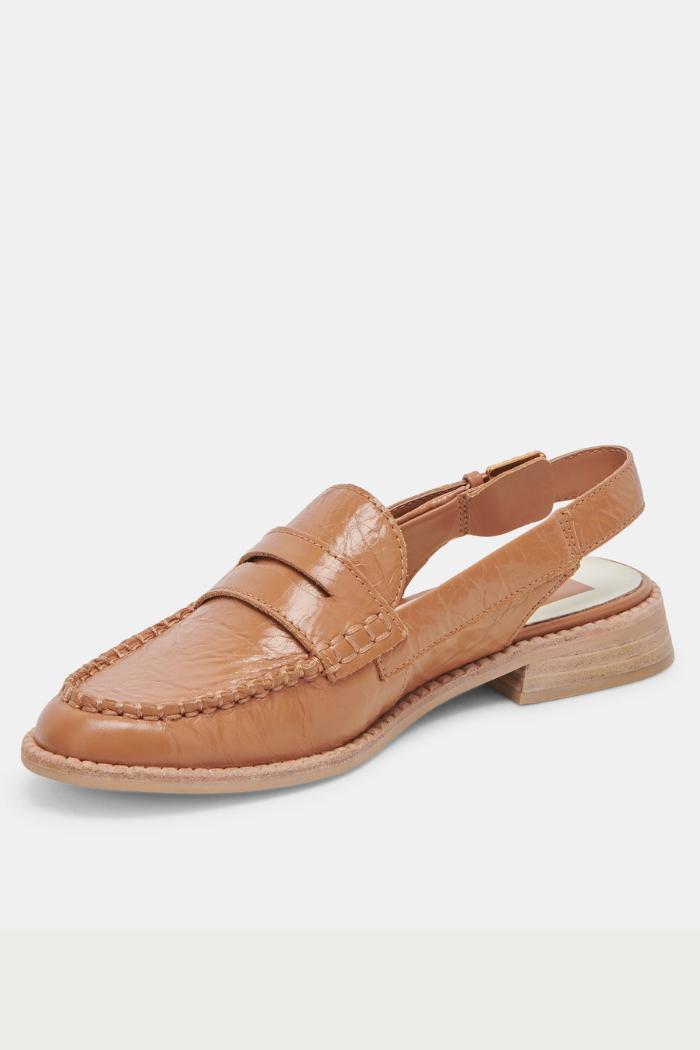 Hardi Loafers- Tan Crinkle Patent product image