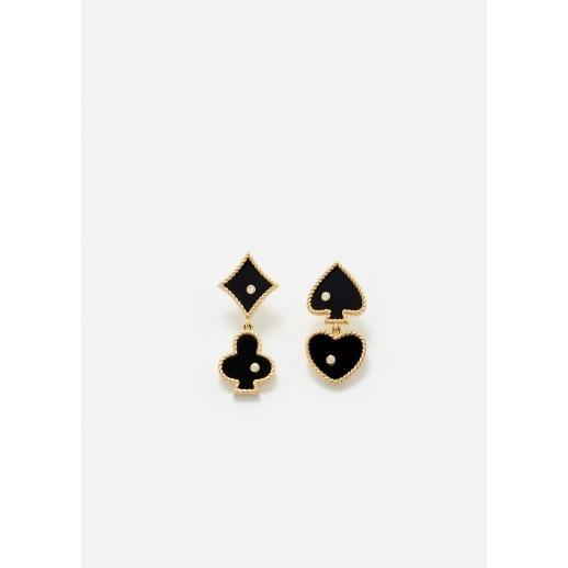 PAIRE DE BOUCLES D’OREILLE CASINO PM OR JAUNE Product Image