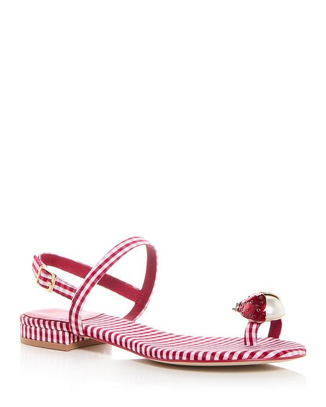 Jeffrey Campbell Womens Beeanca Gingham Slingback Sandals Product Image