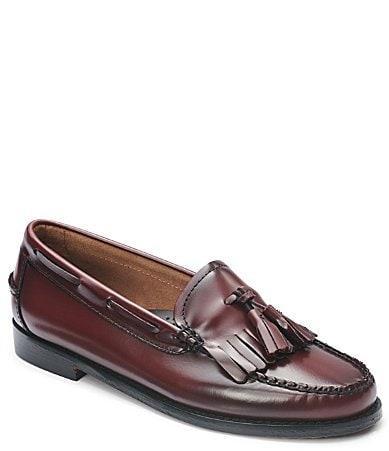 G.H. Bass Womens Esther Leather Tassel Detail Loafers Product Image