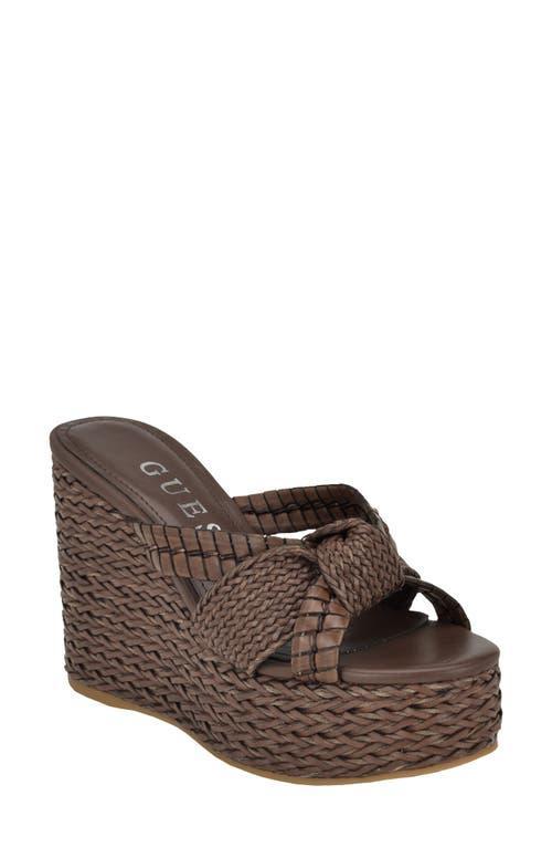 GUESS Eveh Platform Wedge Sandal Product Image