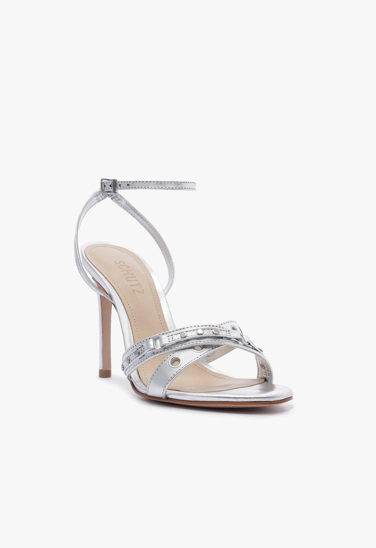 Patrizia Metallic Leather Sandal Female Product Image