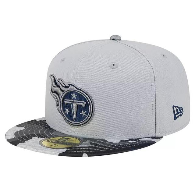 Mens New Era Gray Tennessee Titans Active Camo 59FIFTY Fitted Hat Product Image