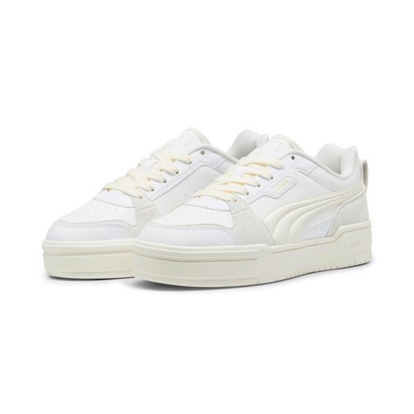 PUMA CA Pro Lux III Winter Volume Women's Sneakers in White/Warm White Product Image