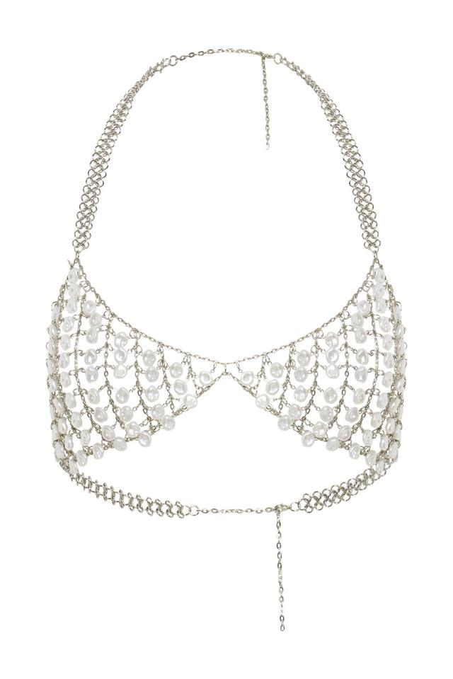 Halsey Pearl Bralette - Pearl Product Image