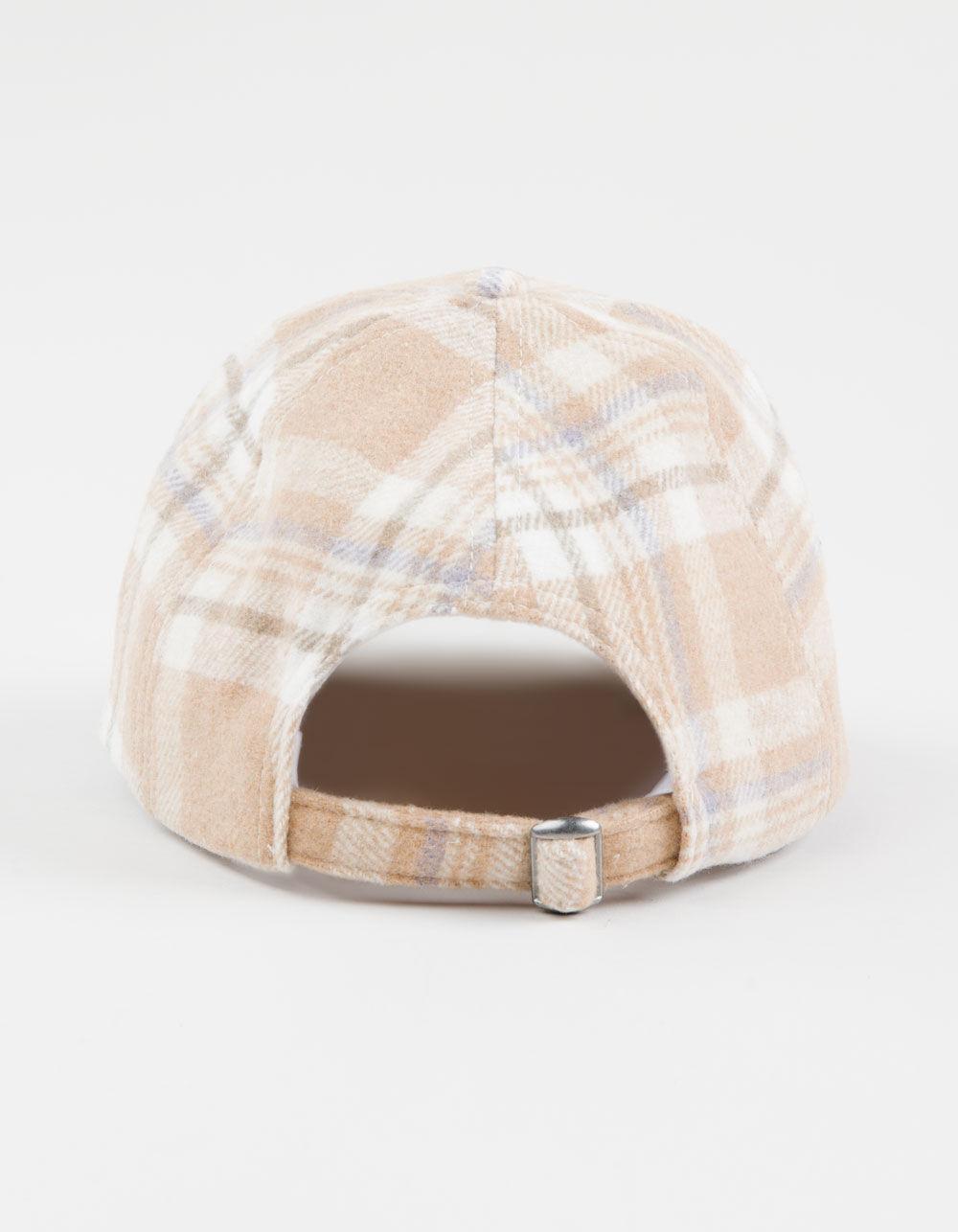 Plaid Dad Strapback Hat Product Image