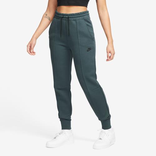 Nike Womens Nike NSW Tech Fleece MR Joggers - Womens Jungle/Black Product Image