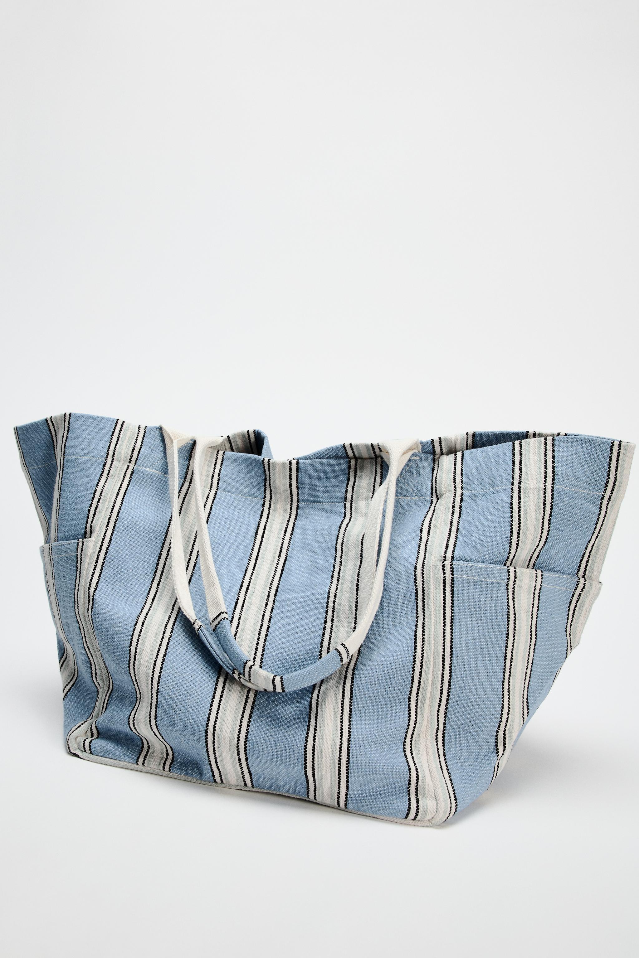 STRIPED SHOPPER BAG Product Image