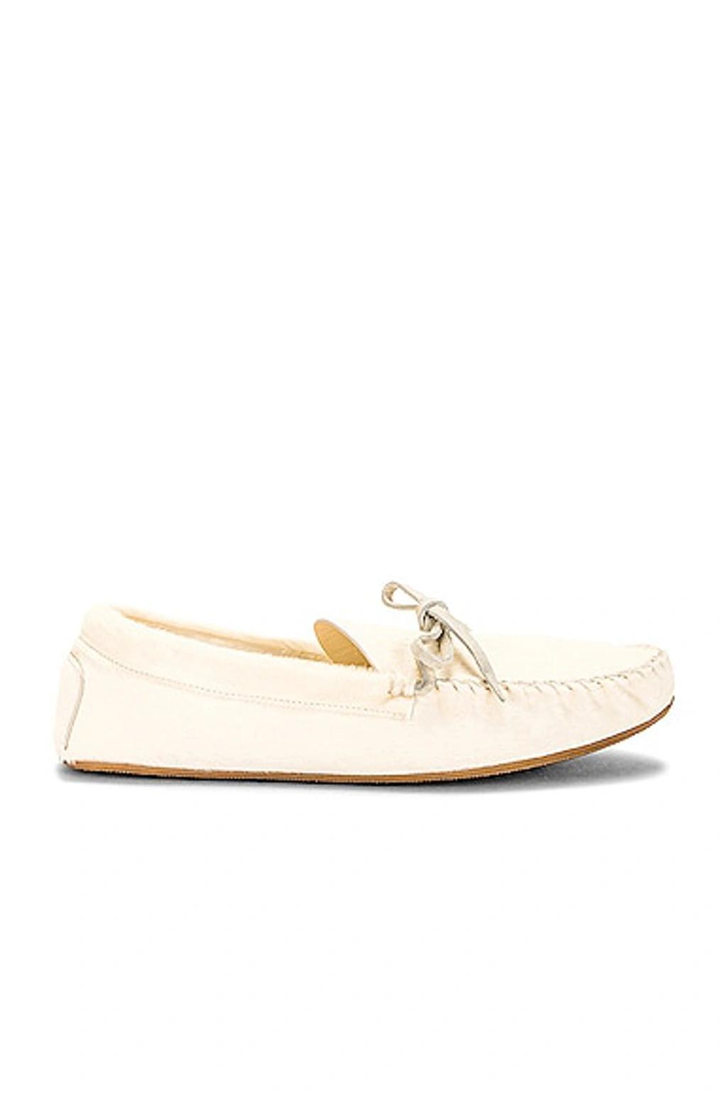 THE ROW Lucca Pony Skin Loafers In Neutral Product Image