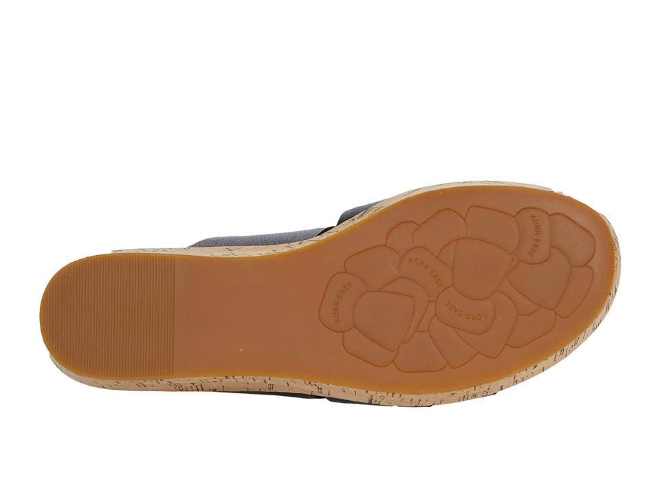 Kork-Ease Menzie Banded Leather Cork Platform Wedge Slide Sandals Product Image