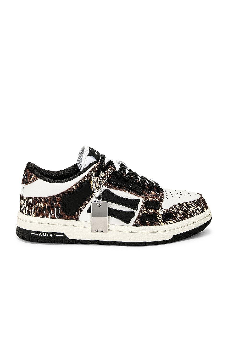 Amiri Skeltop Low Sneaker in Brown Product Image