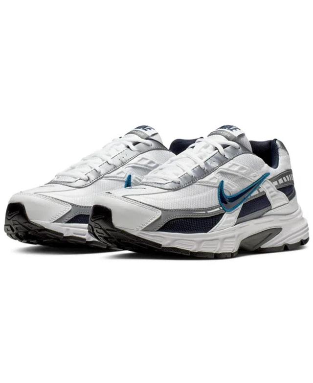 Men's Initiator Running Sneakers From Finish Line In White,silver Product Image