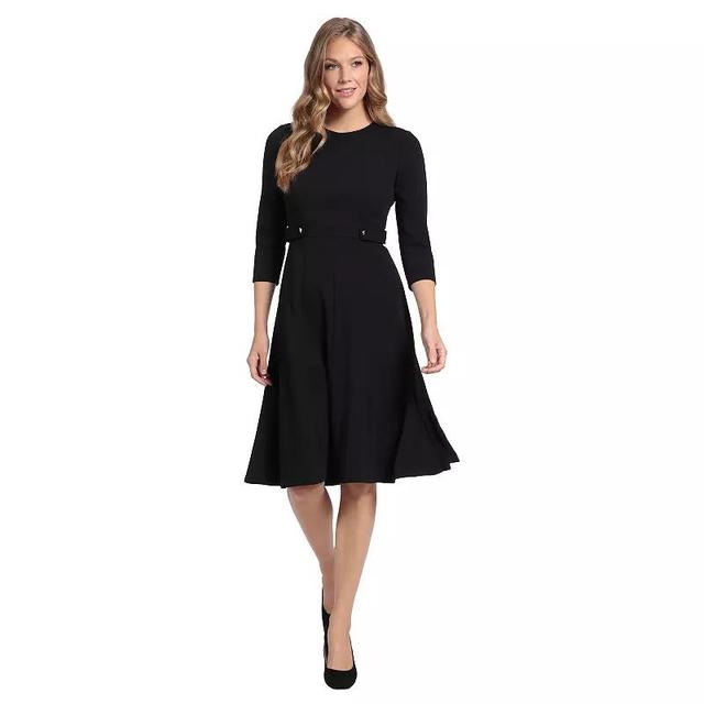 Womens Petite London Times Fit & Flare Dress Product Image