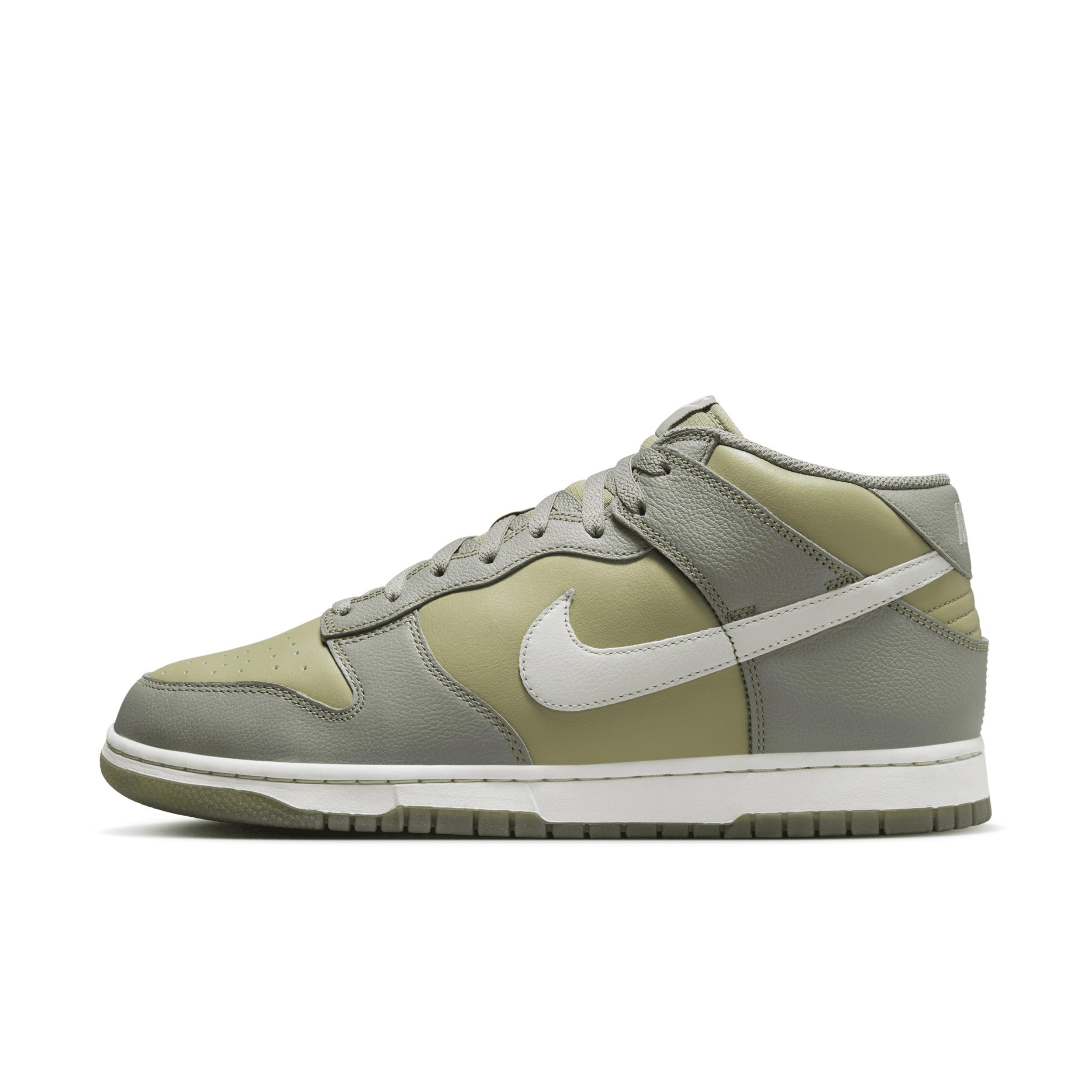 Dunk Mid Basketball Sneaker In Dark Stucco/light Bone/olive Product Image