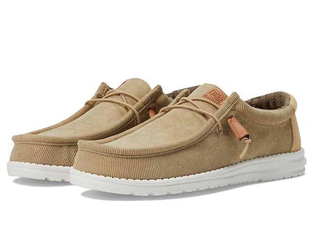 Hey Dude Wally Corduroy (Tan 1) Men's Shoes Product Image